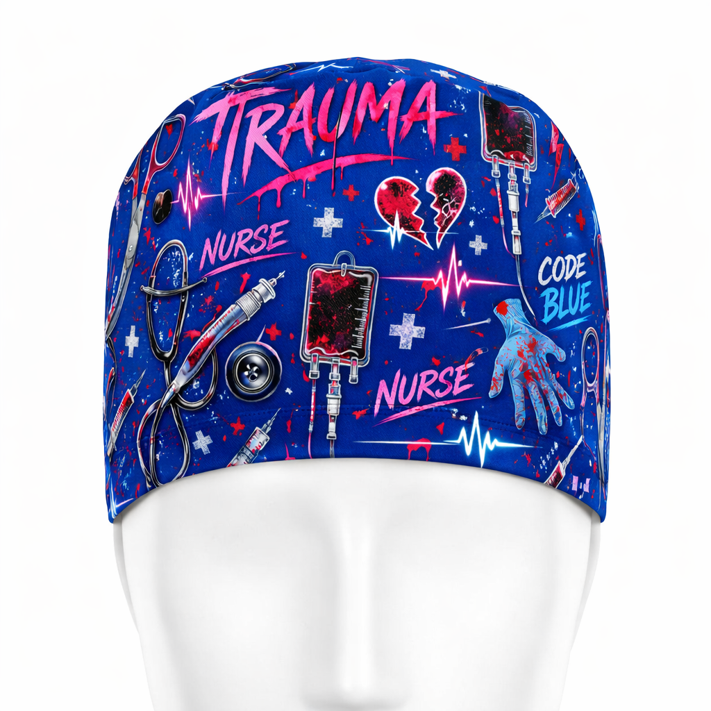 Trauma Mode Nurse Scrub Cap
