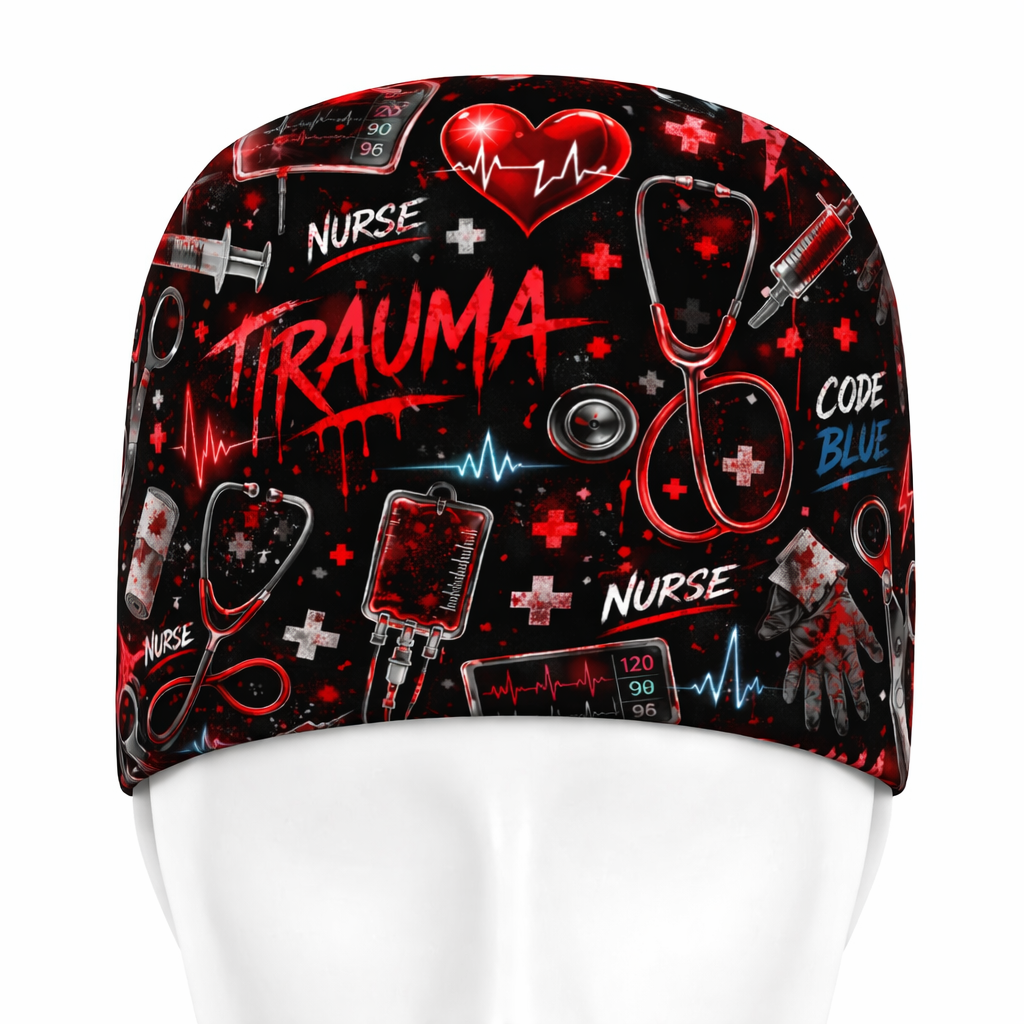 Trauma Mode Nurse Scrub Cap